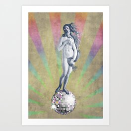 Disco Venus Art Print