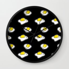 Fried Egg Eggs Wall Clock