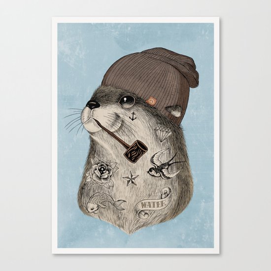 OTTER Canvas Print