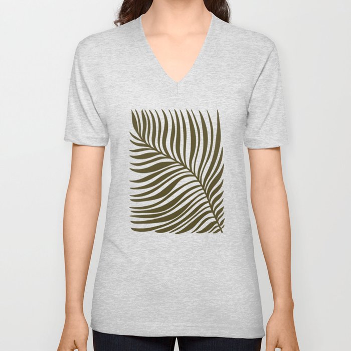 One Hundred-Leaved Plant #16 V Neck T Shirt