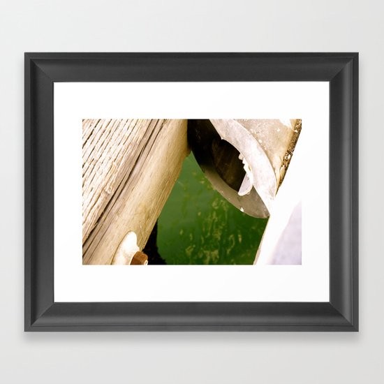 Piping Framed Art Print