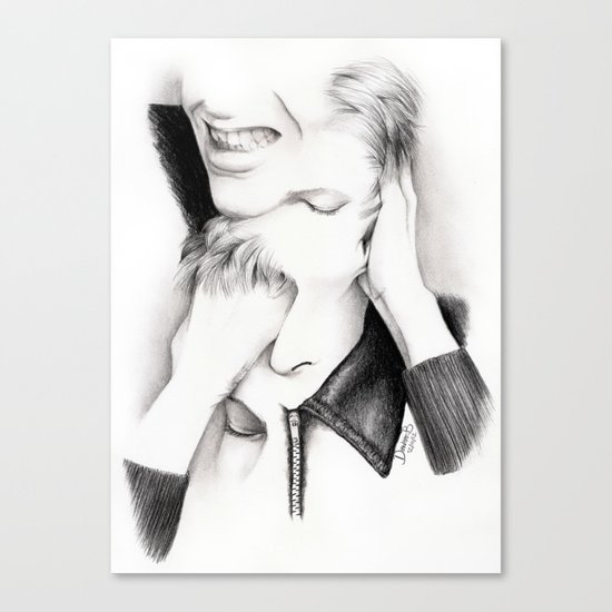 DECONSTRUCTION OF DAVID BOWIE Canvas Print