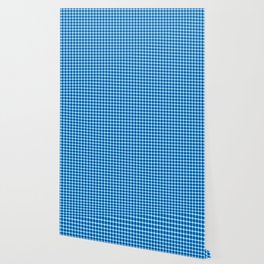 Blue Gingham - 04 Wallpaper