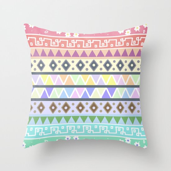 Abstract Pattern Throw Pillow