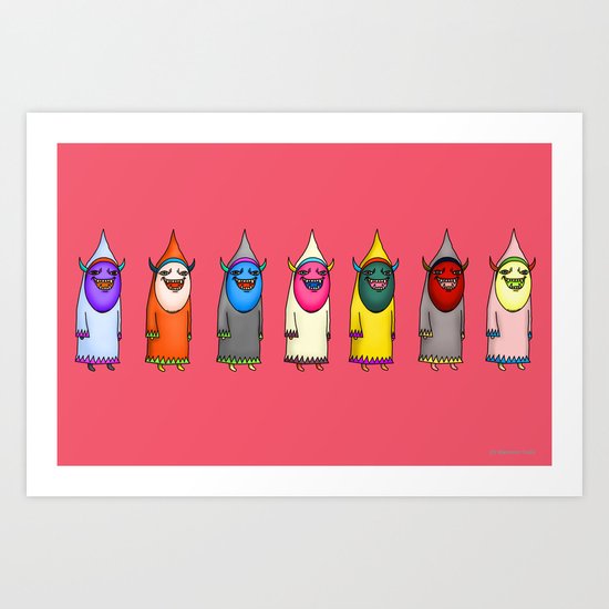 The Seven Hannya Art Print