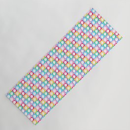 Colourful Little Ghosts Yoga Mat
