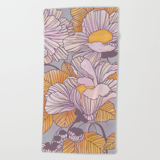 Sun Blossoms Beach Towel