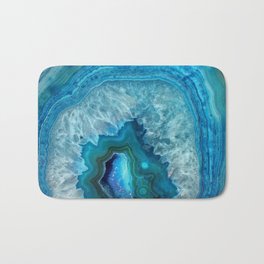 Turquoise Blue Agate Badematte