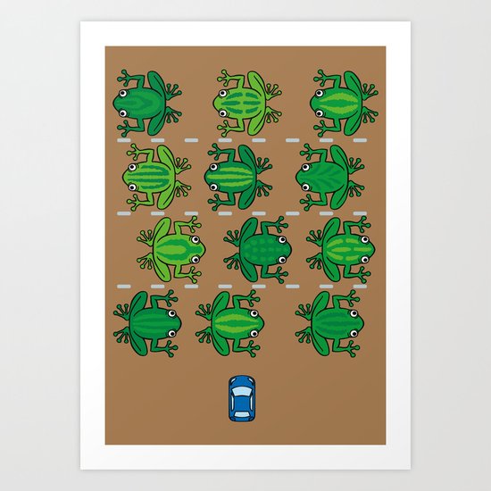 Revenge of the Frogs Art Print