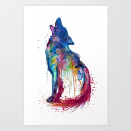 Howling Wolf Art Prints For Any Decor Style Society6