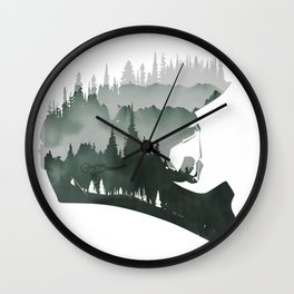 Fullface Landscape Wall Clock