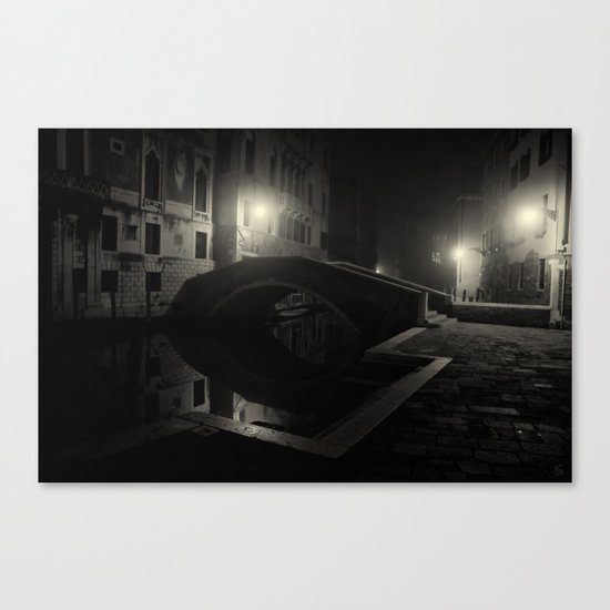 Venice by night Canvas Print