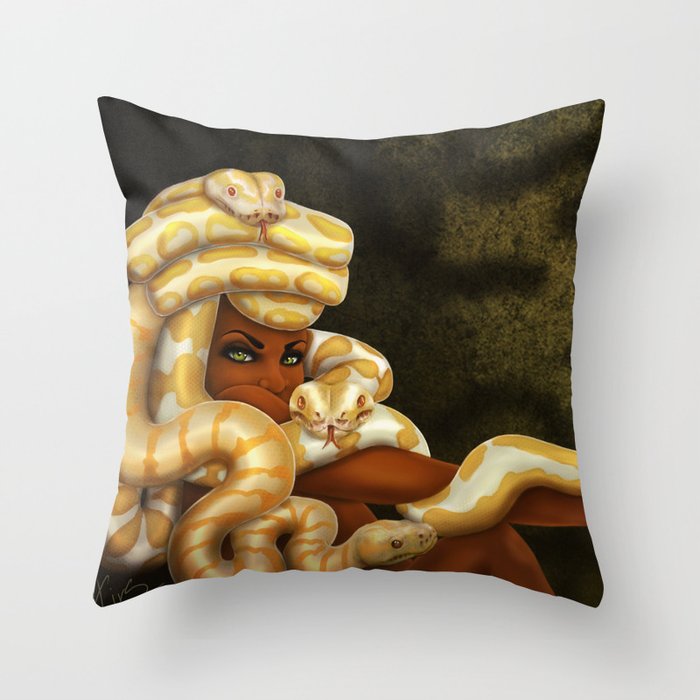 Medusa Throw Pillow