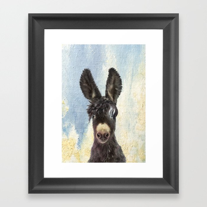 Donkey Framed Art Print