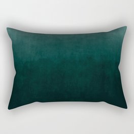 Ombre Emerald Rectangular Pillow