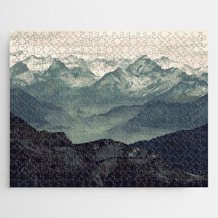 Mountain Fog Jigsaw Puzzle