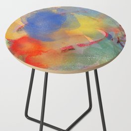 Abstract Watercolor Zen Art by Emmanuel Signorino Side Table