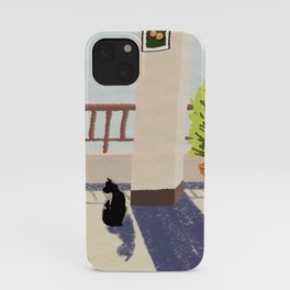 black cat iPhone Case