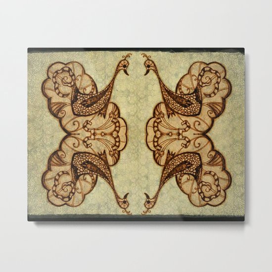 two hearts four for you Metal Print