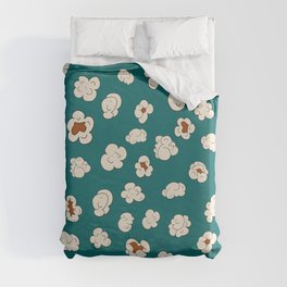 Popcorn retro 1 Duvet Cover