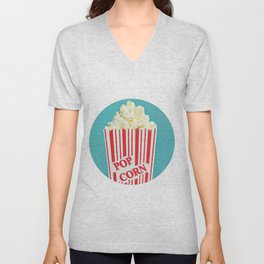 Pop Corn V Neck T Shirt