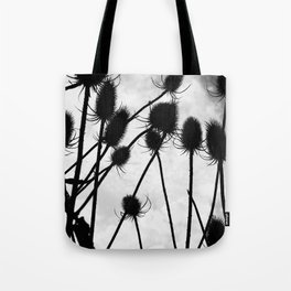 Black and white | dried thistle | photography | wallart Tote Bag