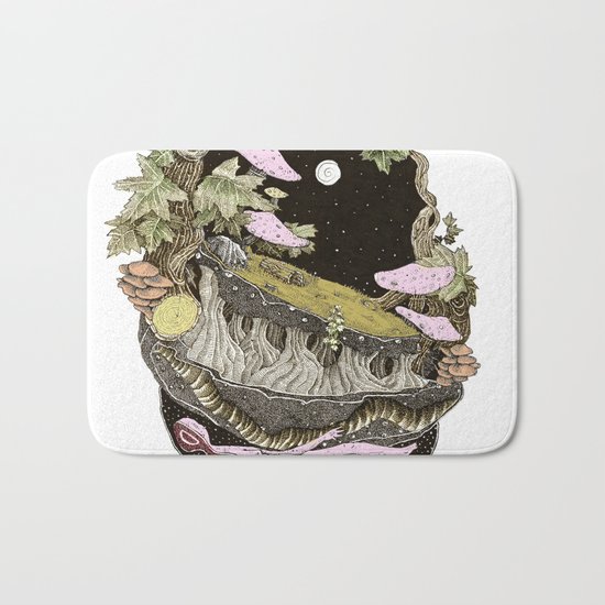 into the wild Bath Mat