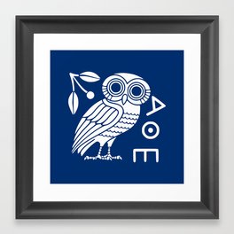 The Owl of Athena Framed Art Print