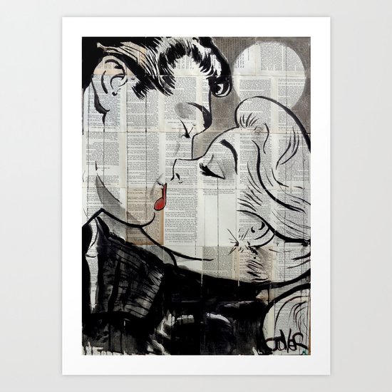 POP KISS Art Print