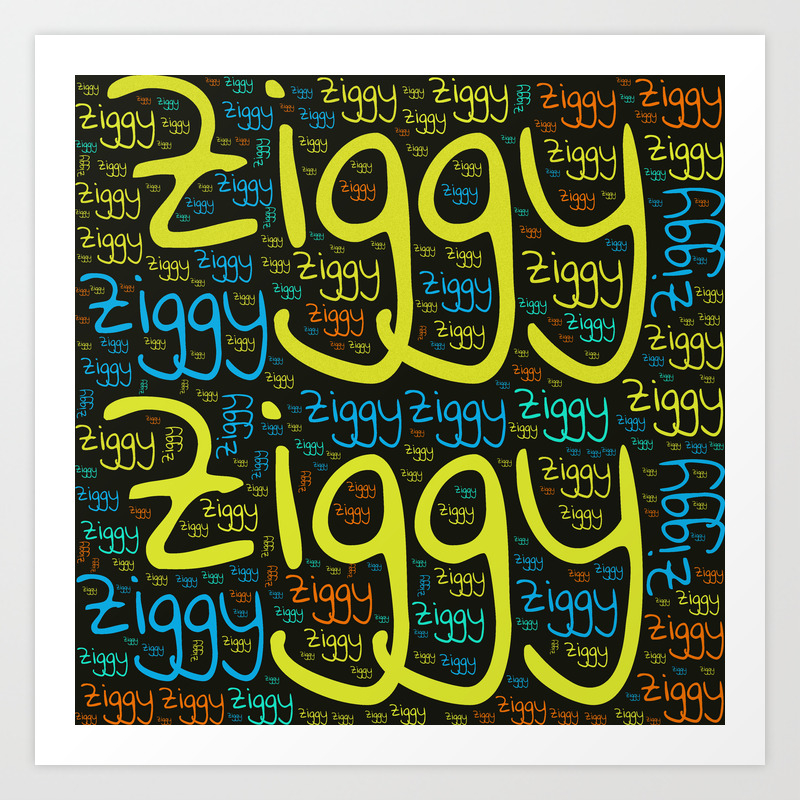 Ziggy Looking Over Wall