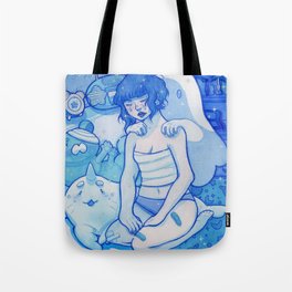 Reflecting upon Ghosts Tote Bag