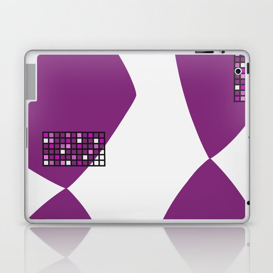 Abstract shapes color grid 7 Laptop & iPad Skin