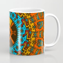 Colorful Hunab Ku Mayan symbol #7 Coffee Mug