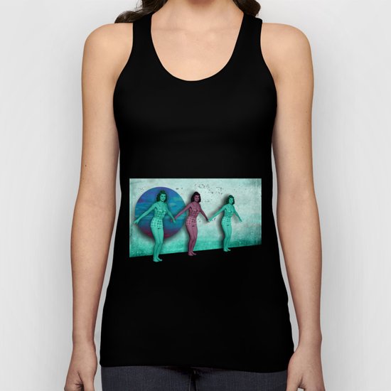 let's swim Unisex Tank Top
