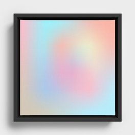 Gradient IV Framed Canvas