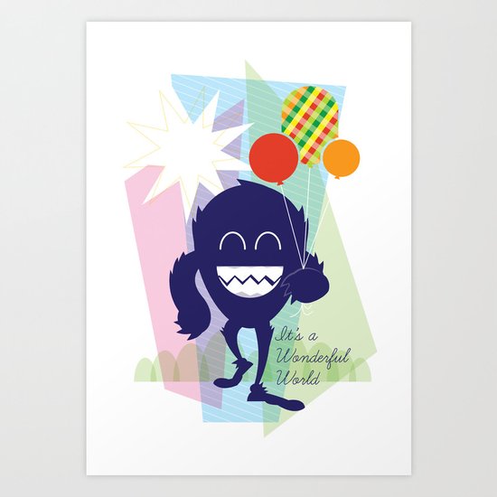 It's a Wonderful World Art Print