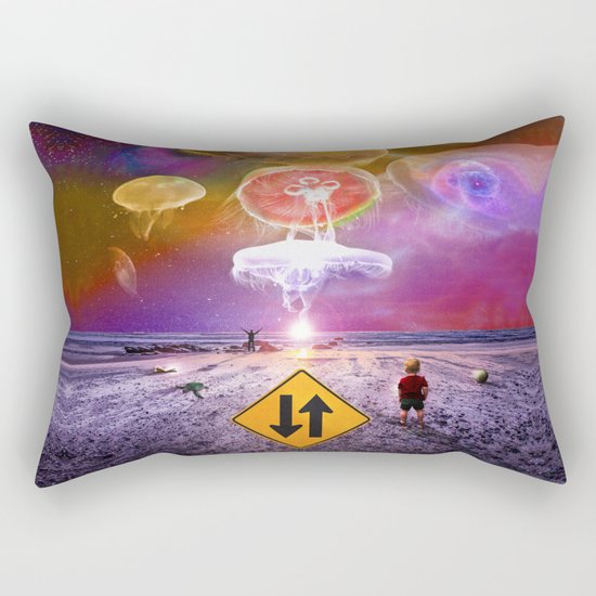 The Day of the Jellies Rectangular Pillow