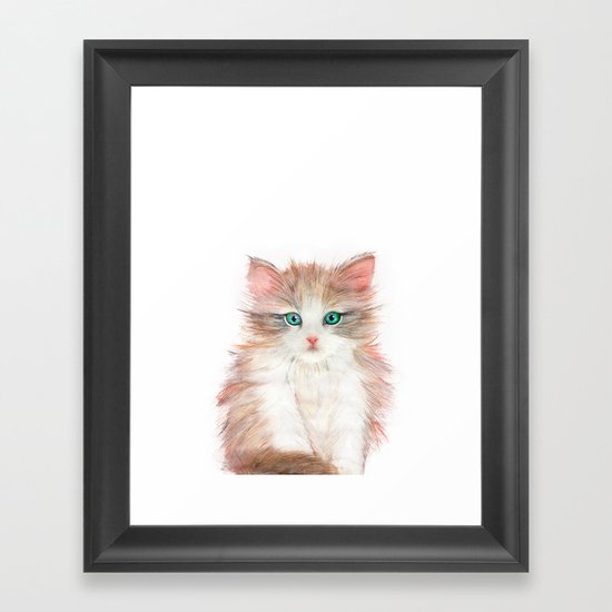 Little Kitten Framed Art Print