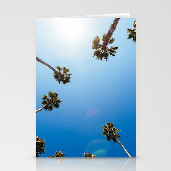 Palm Trees in Los Angeles Stationery Cards