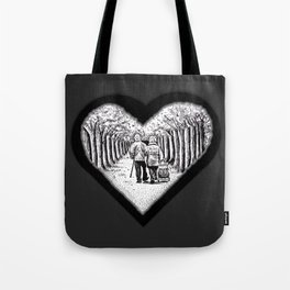 Love is a Journey - Dark Edition Tote Bag