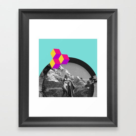 Cookie Puss Framed Art Print