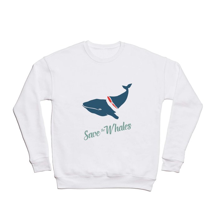 Save The Whales Crewneck Sweatshirt