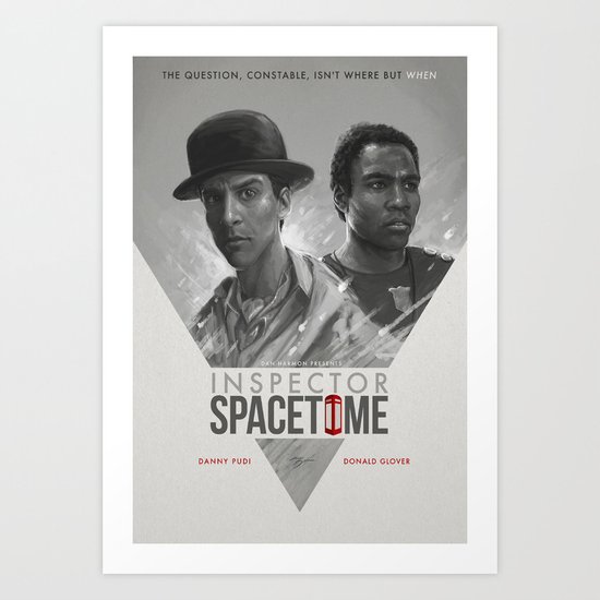 Inspector Spacetime Art Print