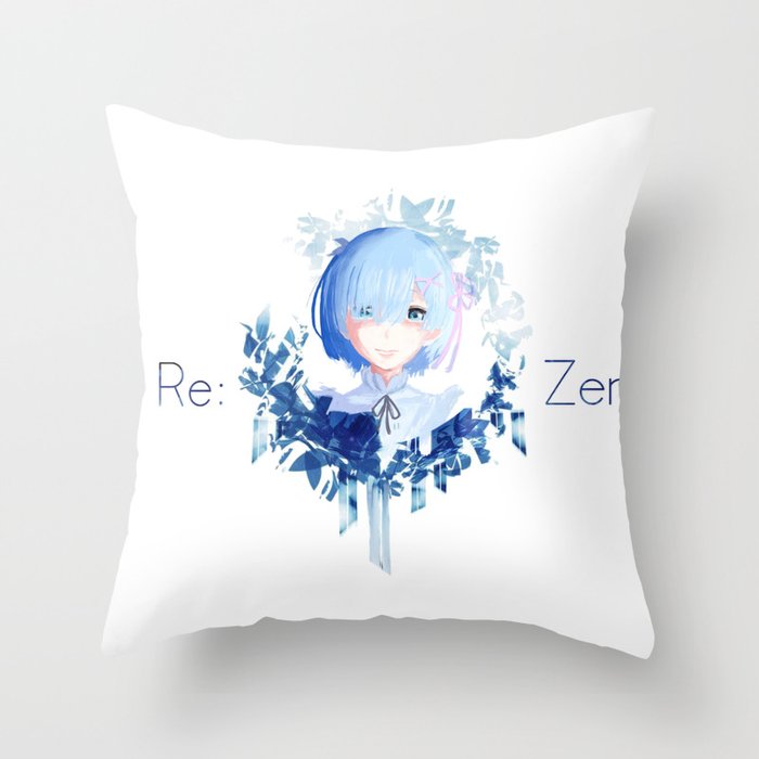 Rem Best Girl Throw Pillow