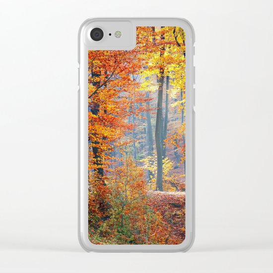 autumn Clear iPhone Case
