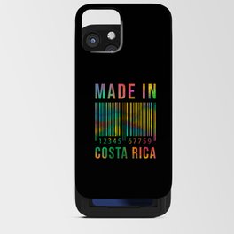 Costa Rica Born Made In Costa Rica iPhone Card Case