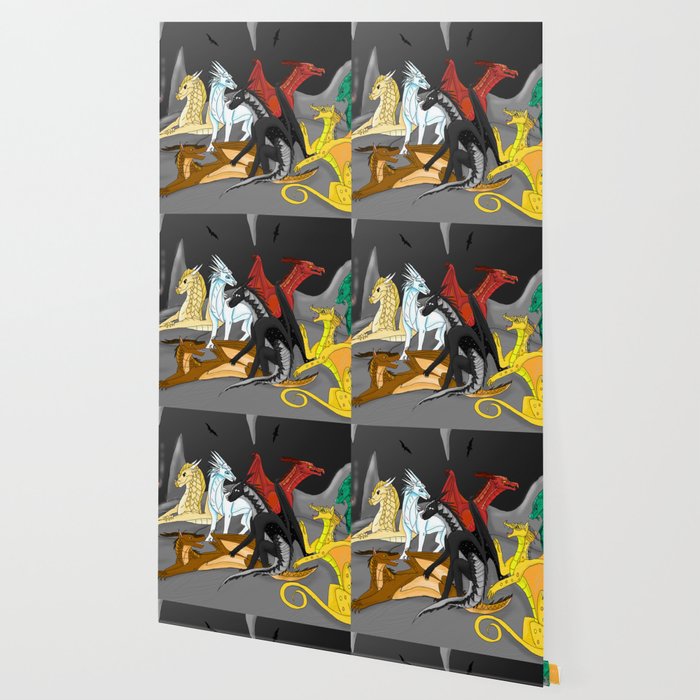 Dragon Wings Of Fire Wallpaper By Anime04 Society6
