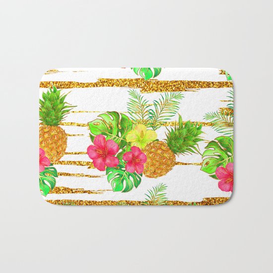 Summer glitter #9 Bath Mat