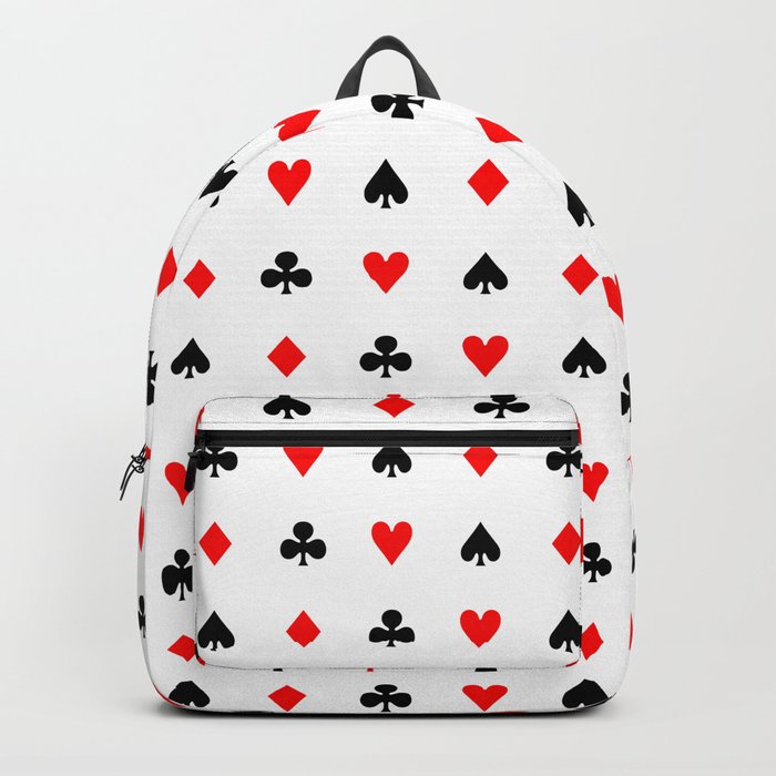 Playing cards pattern Backpack