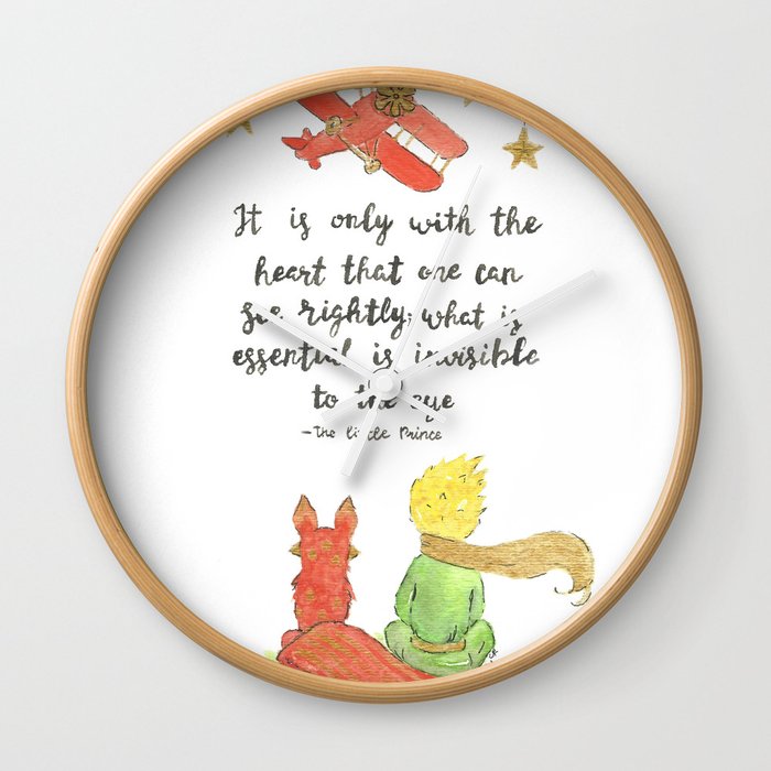 The Little Prince Le Petit Prince Wall Clock 